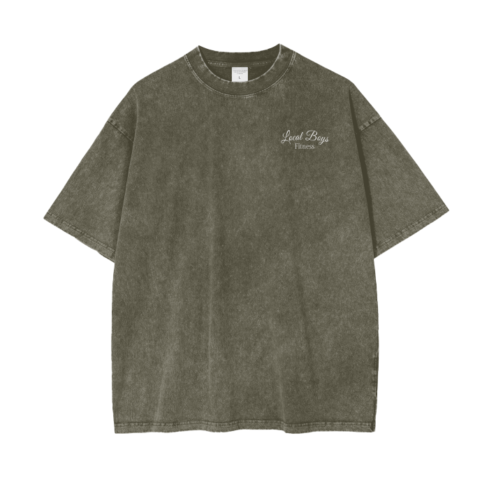 LB'S - Acid Washed Oversized T-shirt
