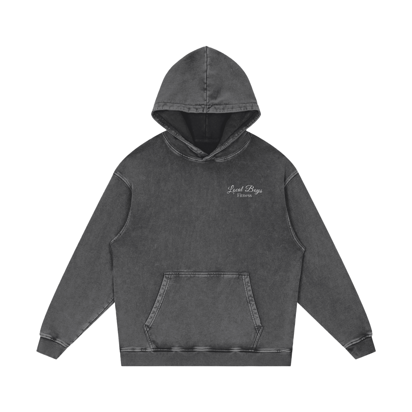 LB'S- "Arnold" Acid Washed Hoodie