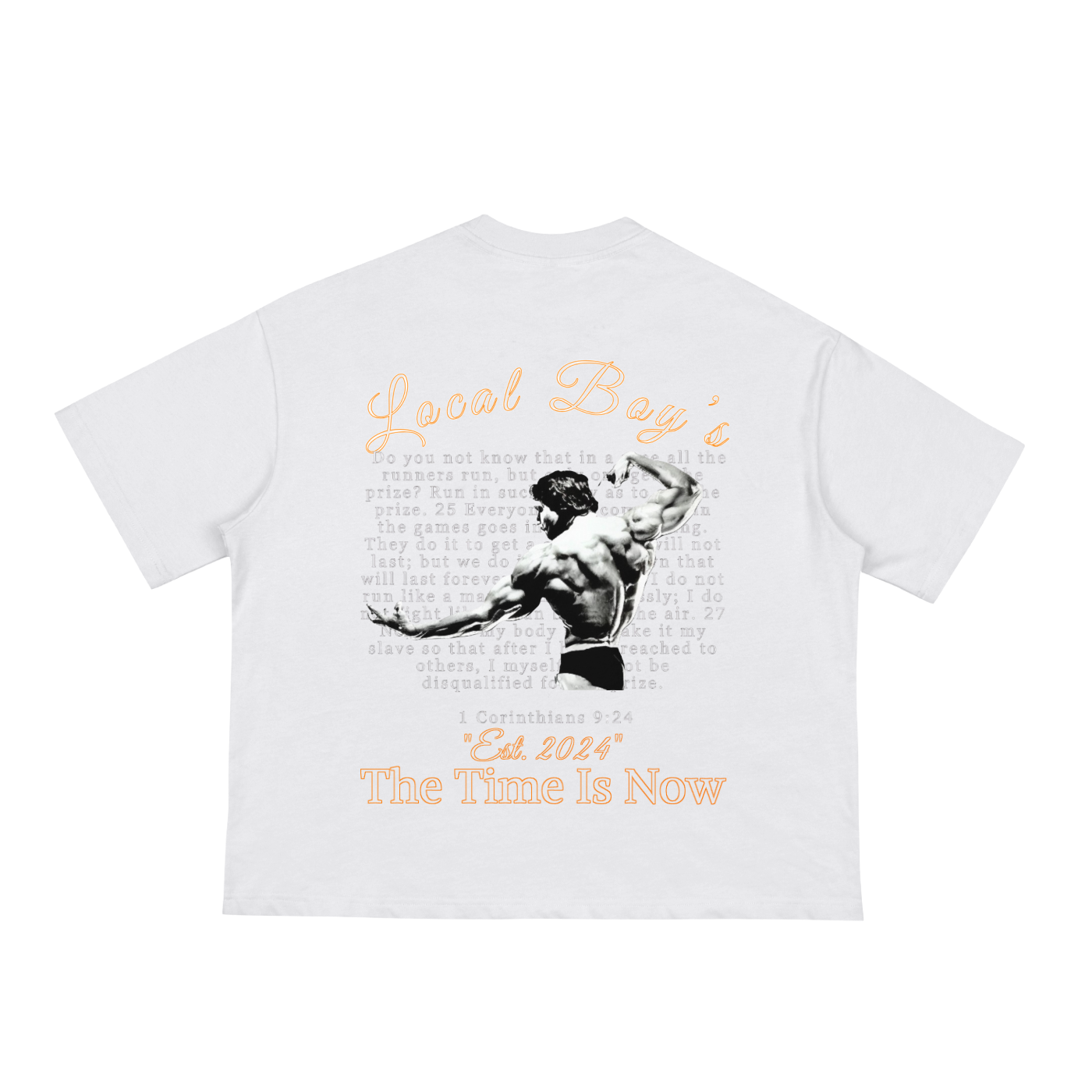 LB'S- "Arnold" White T