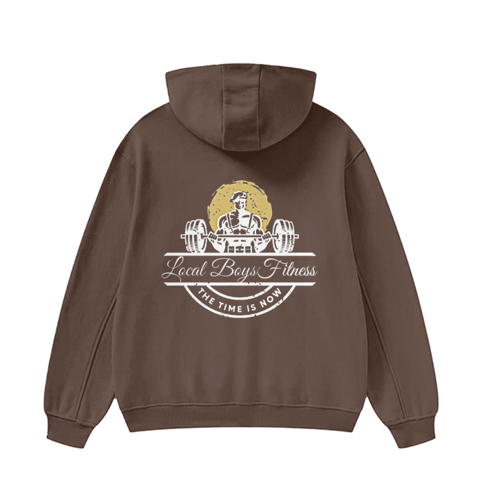 LB'S - "White Logo" High Neck Hoodie