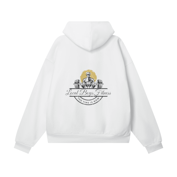 LB'S - "Black Logo" Oversize Heavyweight Hoodie