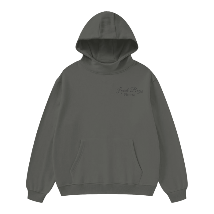 LB'S - "Black Logo" High Neck Hoodie