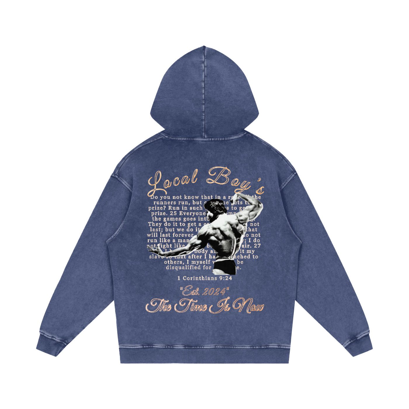 LB'S- "Arnold" Acid Washed Hoodie