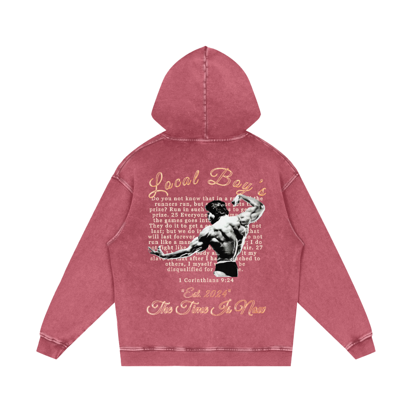 LB'S- "Arnold" Acid Washed Hoodie