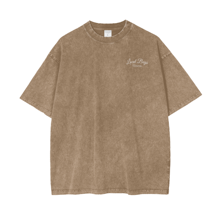 LB'S - Acid Washed Oversized T-shirt