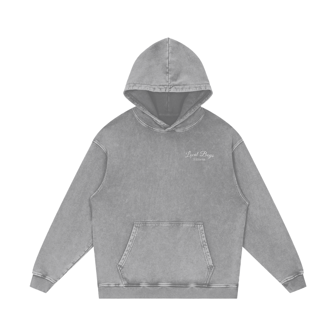 LB'S- "Arnold" Acid Washed Hoodie
