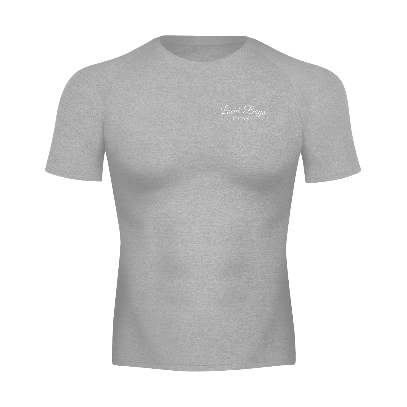 LB'S White Logo Compression Shirt