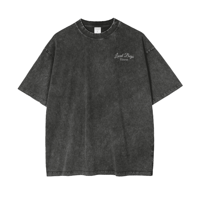 LB'S - Acid Washed Oversized T-shirt