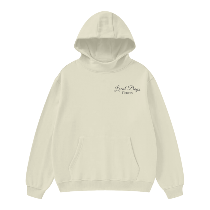 LB'S - "Black Logo" High Neck Hoodie