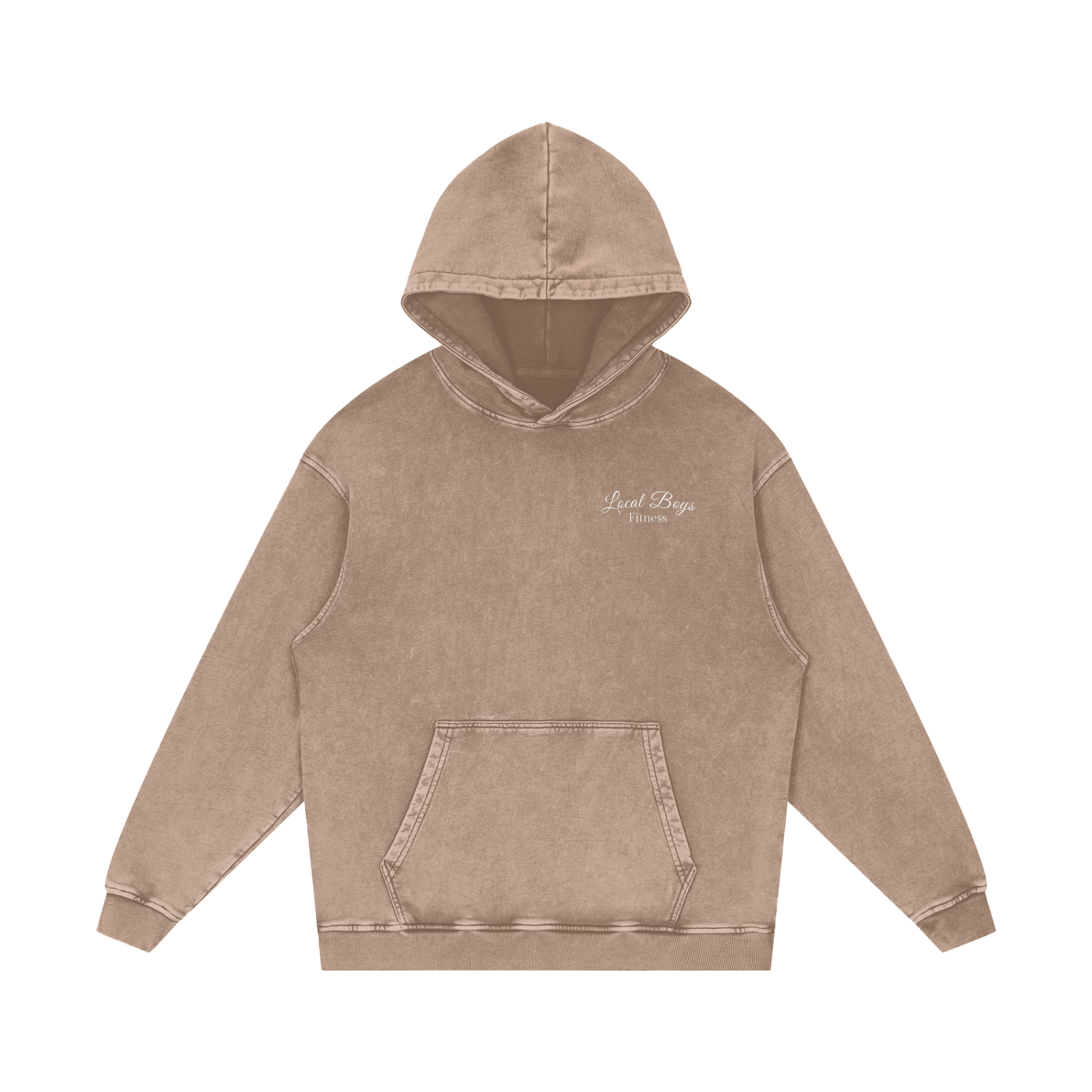 LB'S- "Arnold" Acid Washed Hoodie
