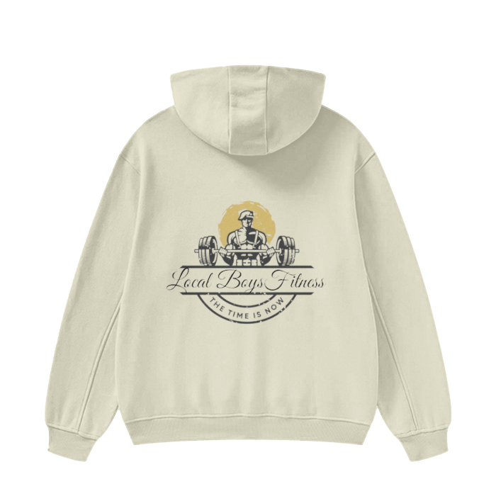 LB'S - "Black Logo" High Neck Hoodie