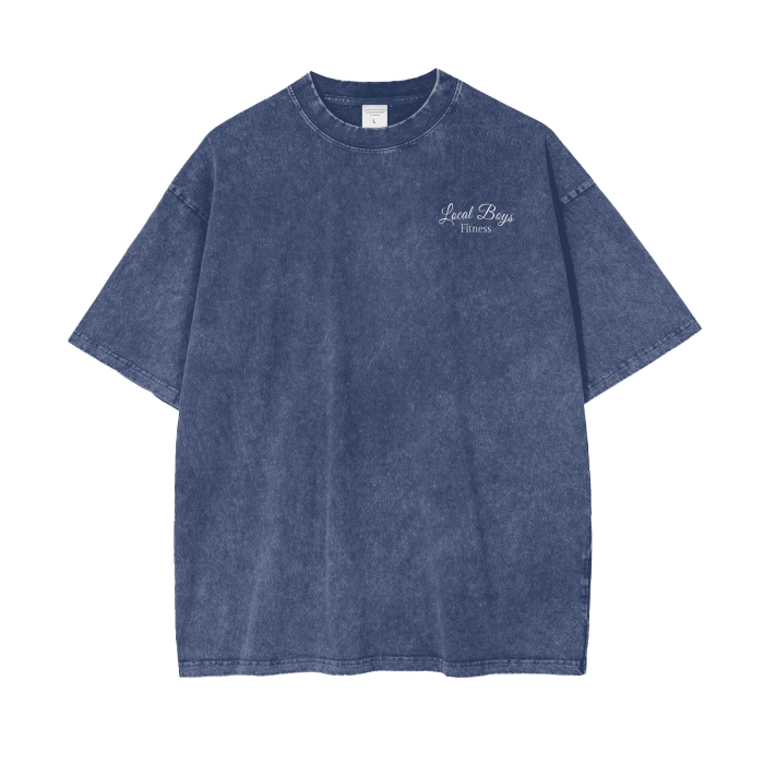 LB'S - Acid Washed Oversized T-shirt