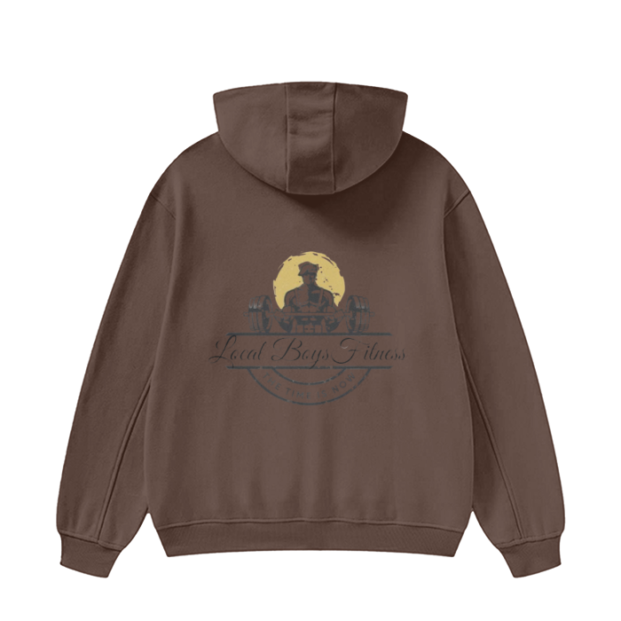 LB'S - "Black Logo" High Neck Hoodie