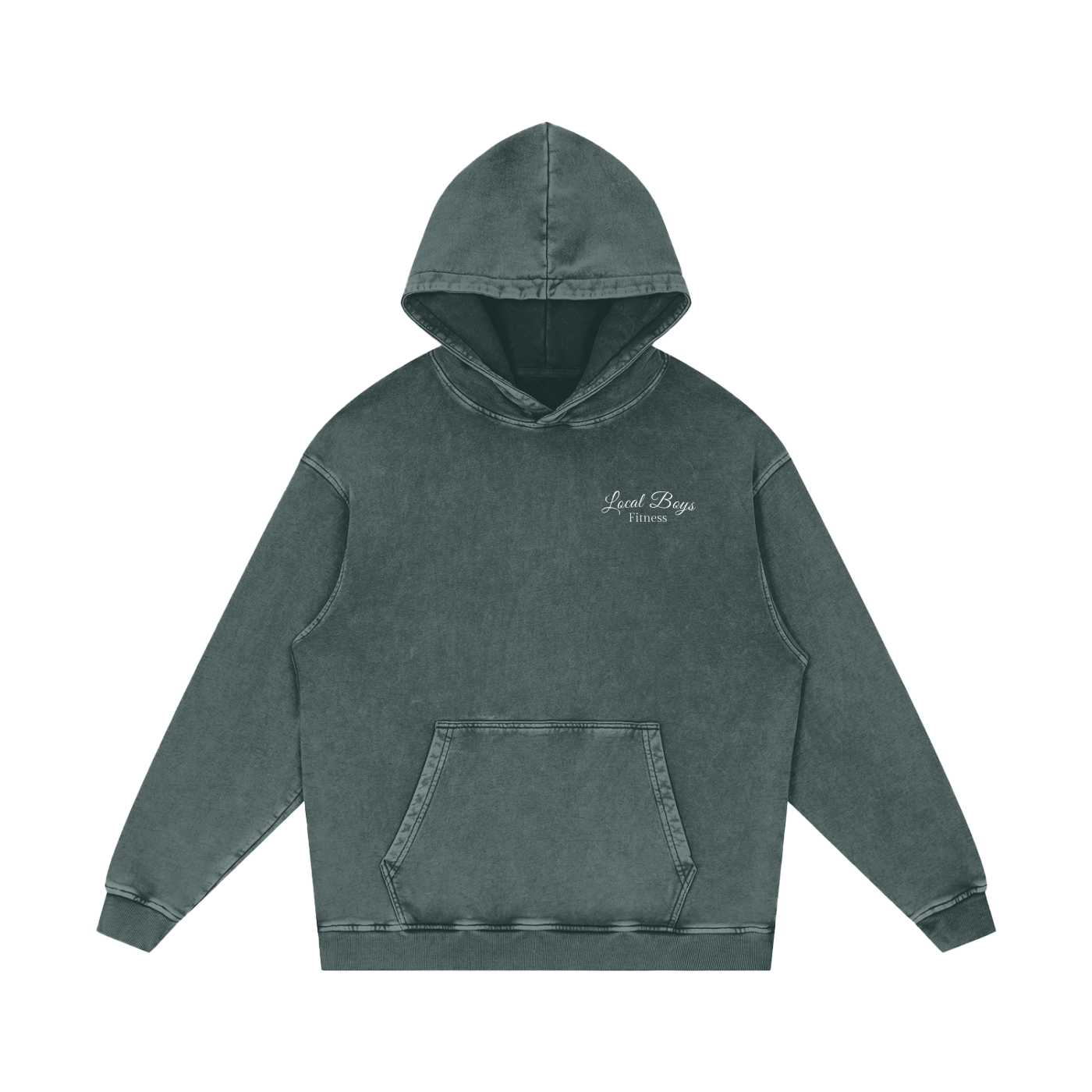 LB'S- "Arnold" Acid Washed Hoodie