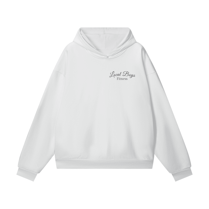 LB'S - "Black Logo" Oversize Heavyweight Hoodie