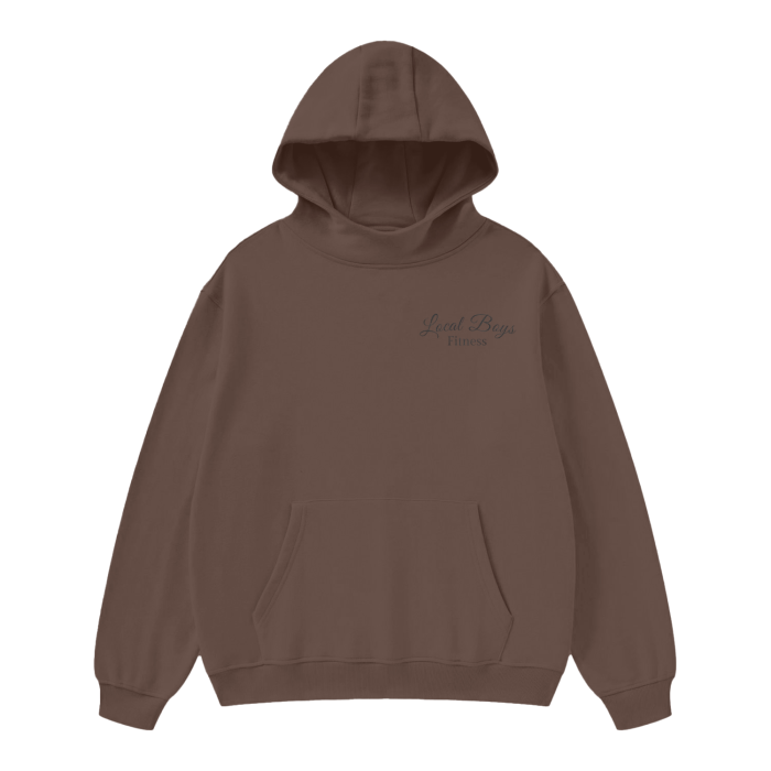 LB'S - "Black Logo" High Neck Hoodie