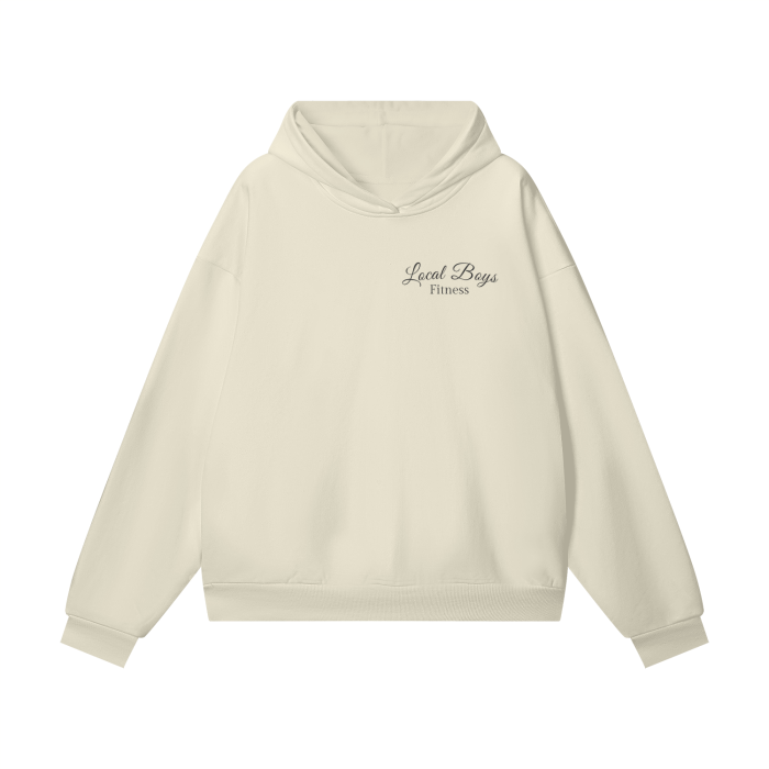 LB'S - "Black Logo" Oversize Heavyweight Hoodie