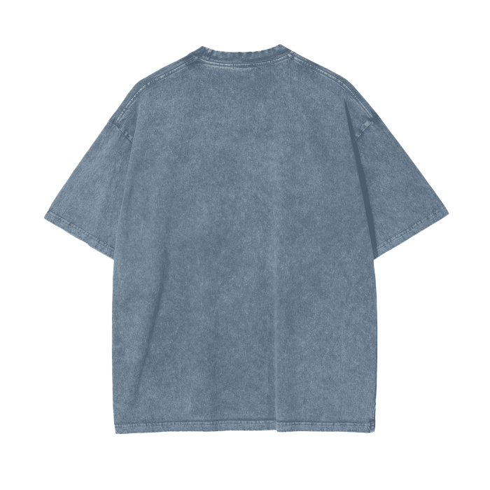 LB'S - Acid Washed Oversized T-shirt