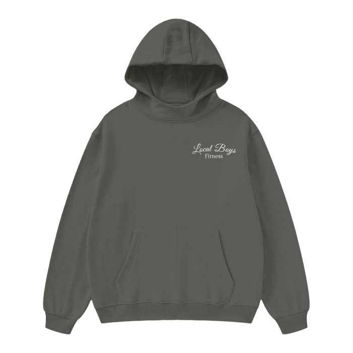 LB'S - "White Logo" High Neck Hoodie
