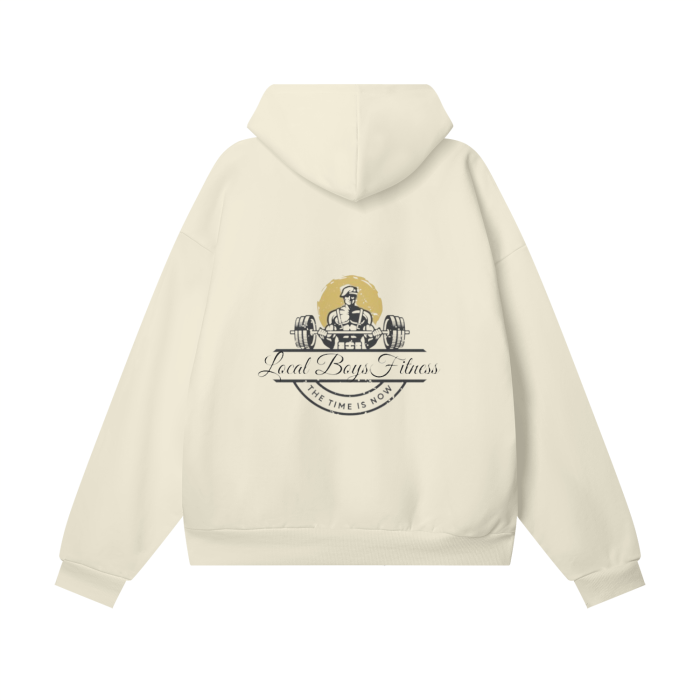 LB'S - "Black Logo" Oversize Heavyweight Hoodie