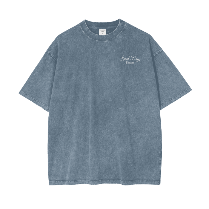 LB'S - Acid Washed Oversized T-shirt