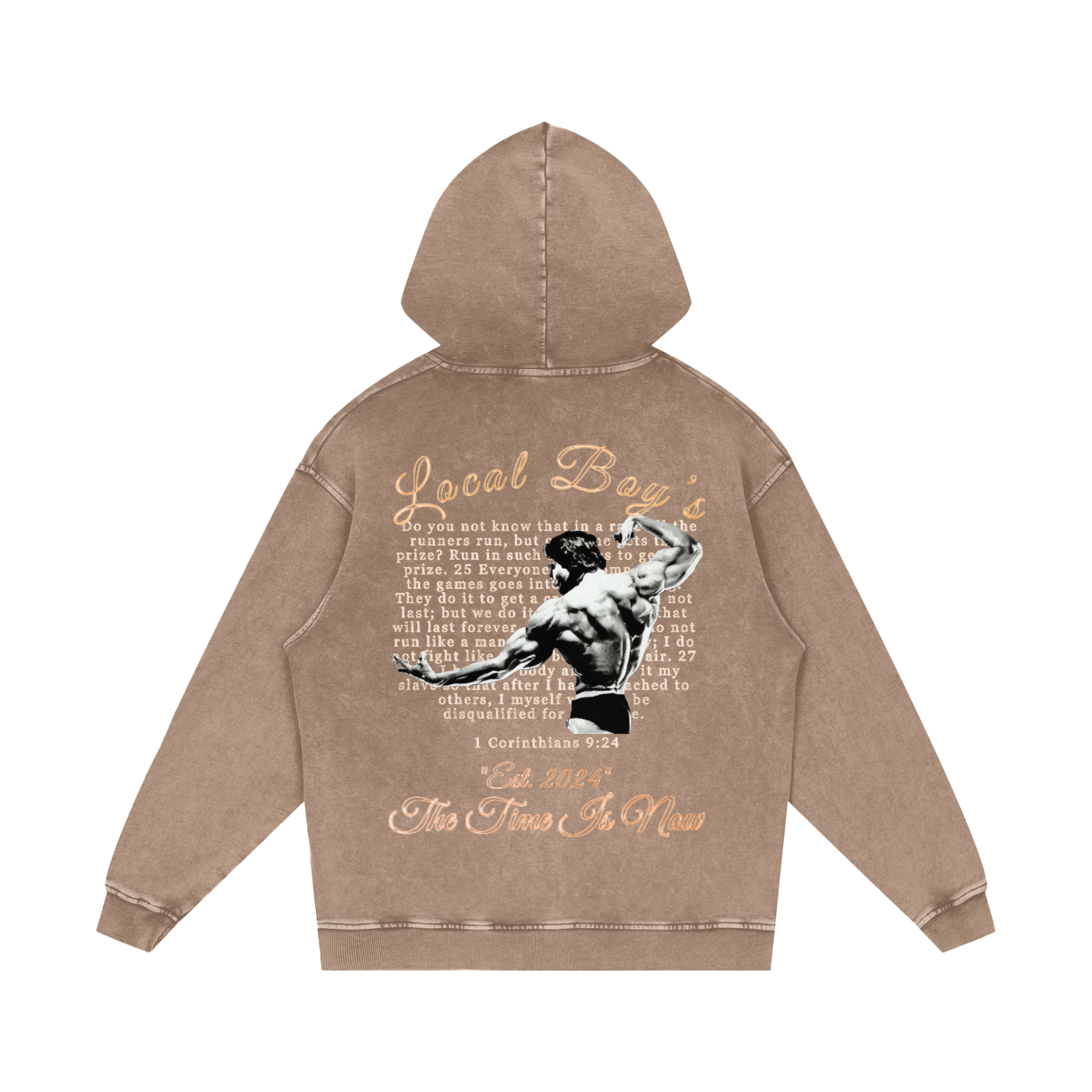 LB'S- "Arnold" Acid Washed Hoodie
