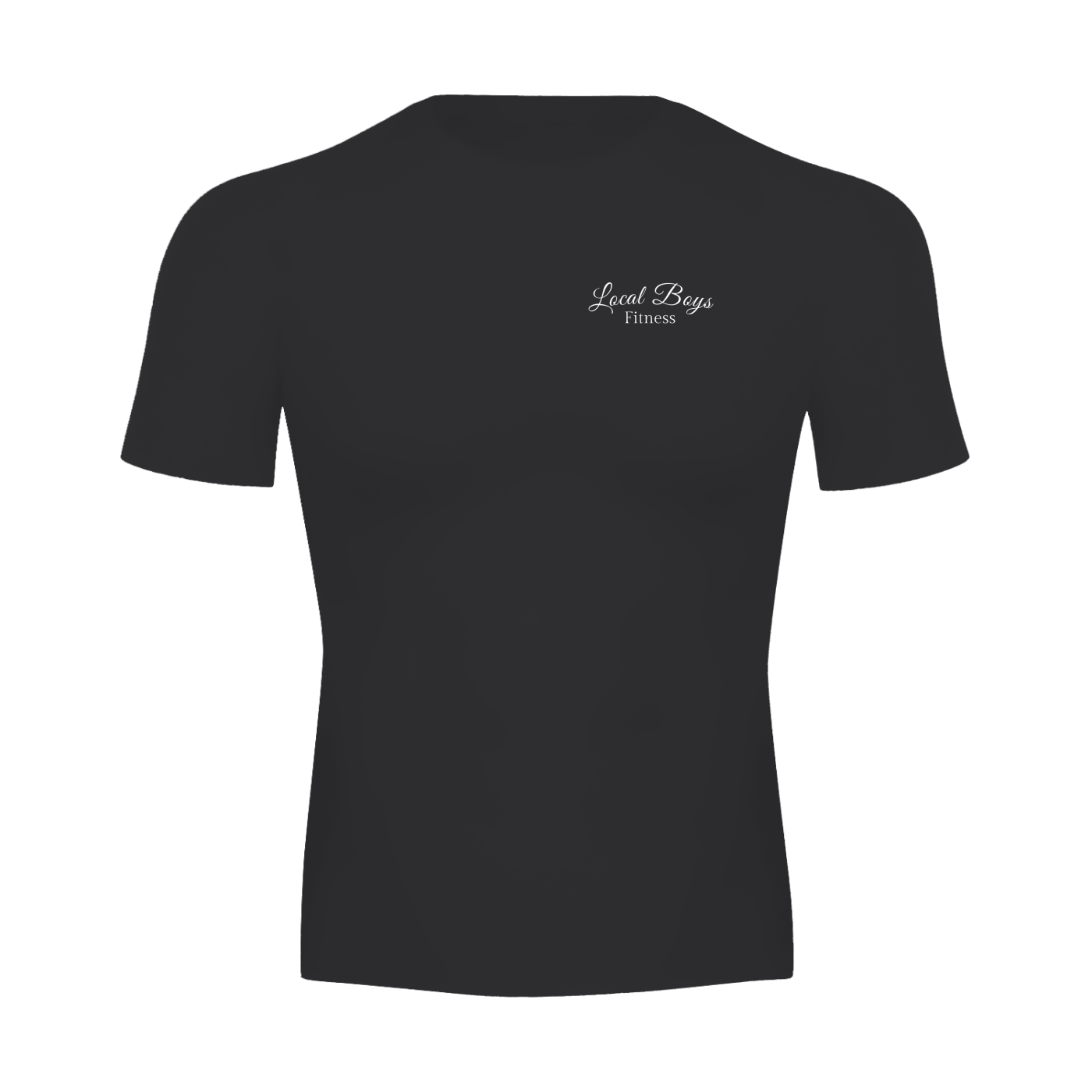 LB'S White Logo Compression Shirt