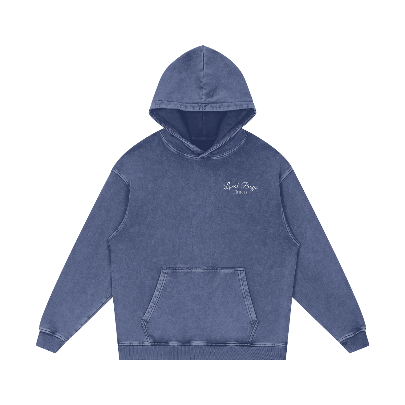 LB'S- "Arnold" Acid Washed Hoodie