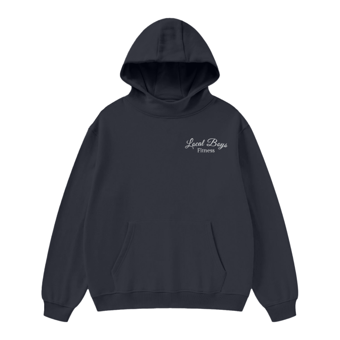 LB'S - "White Logo" High Neck Hoodie