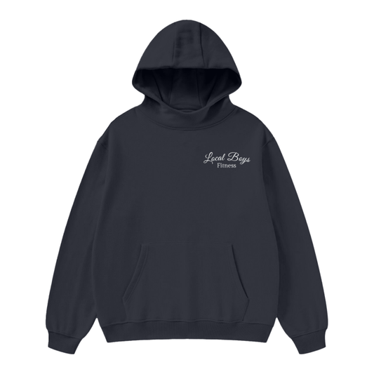 LB'S - "White Logo" High Neck Hoodie