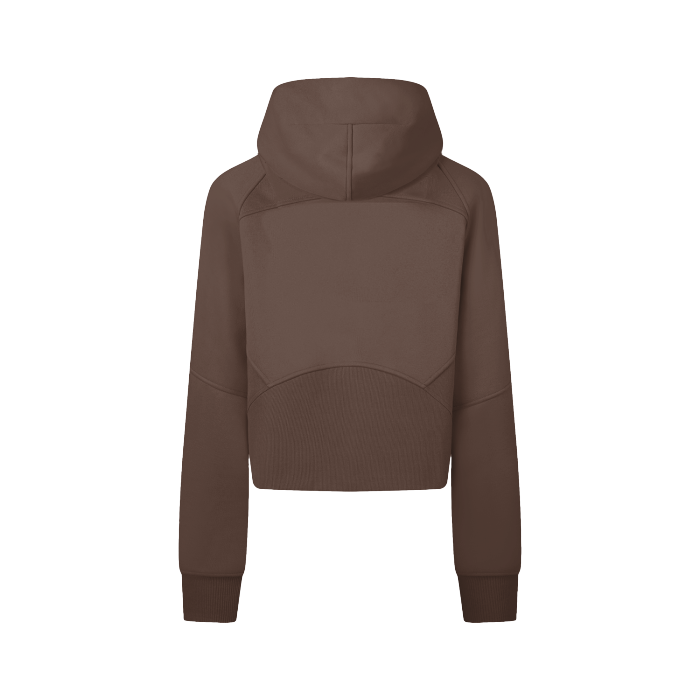 Local Girl's - Cropped Zip Through Sweatshirt