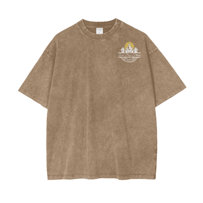 Acid Wash Oversize T-Shirt - 250 GSM The Time Is Now – Local Boys